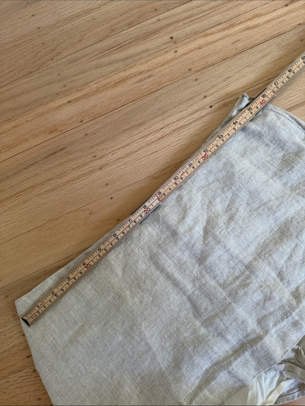 Reformation Mia Linen Neutral Mini Skort Size 6 Low Waist Minimalist Lightweight - Picture 8 of 10